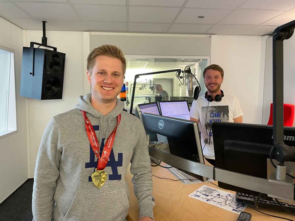 Niklas Brose bei Radio 91.2 über seine Teilnahme am München Marathon 2021